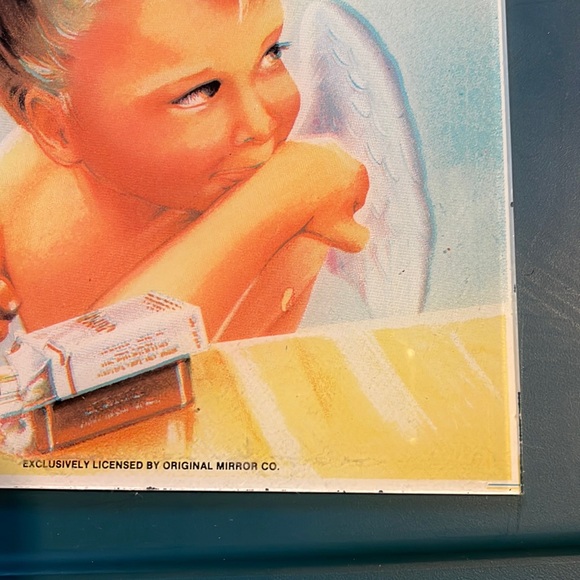 - 🎡🎟️ Vintage Carnival Prize ~ Glass Mirror 🎟️🎡 - Picture 5 of 11